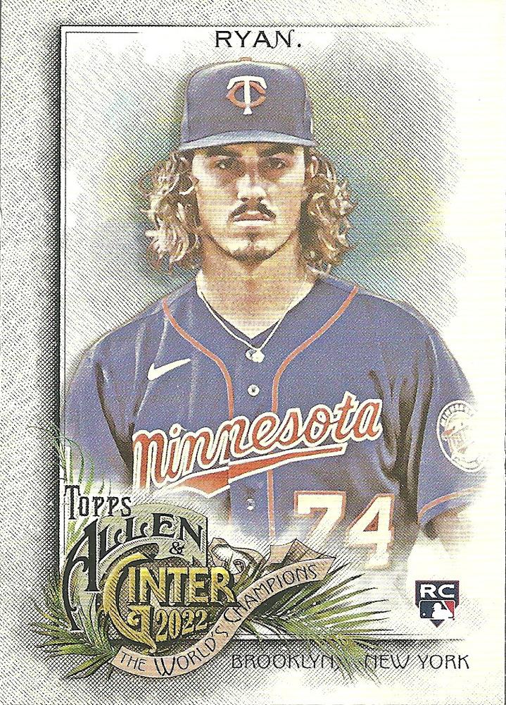 #170 Joe Ryan - Minnesota Twins - 2022 Topps Allen & Ginter Baseball
