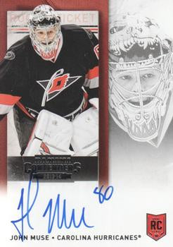 #170 John Muse - Carolina Hurricanes - 2013-14 Panini Contenders Hockey