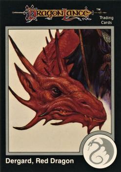 #170 Dergard, Red Dragon - 1991 TSR Advanced Dungeons & Dragons - Silver