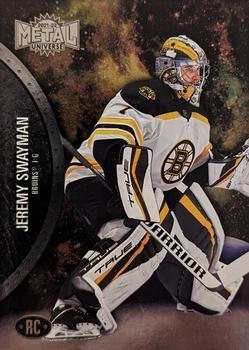#170 Jeremy Swayman - Boston Bruins - 2021-22 Skybox Metal Universe Hockey