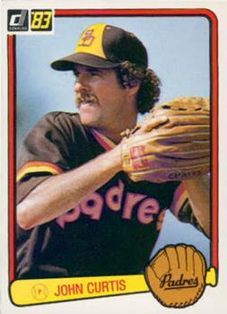#170 John Curtis - San Diego Padres - 1983 Donruss Baseball