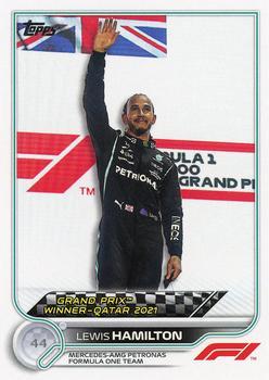 #170 Lewis Hamilton - Mercedes-AMG Petronas Formula One Team - 2022 Topps Formula 1 Racing