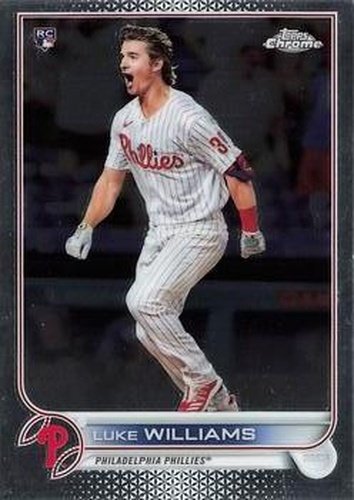 #170 Luke Williams - Philadelphia Phillies - 2022 Topps Chrome Baseball