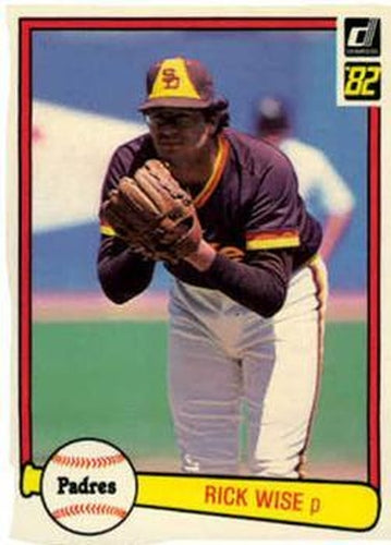 #170 Rick Wise - San Diego Padres - 1982 Donruss Baseball