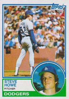 #170 Steve Howe - Los Angeles Dodgers - 1983 Topps Baseball