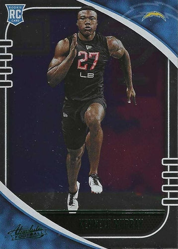 #170 Kenneth Murray - Los Angeles Chargers - 2020 Panini Absolute - Green Football