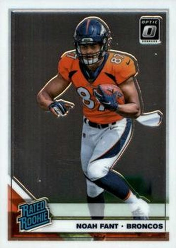 #170 Noah Fant - Denver Broncos - 2019 Donruss Optic Football