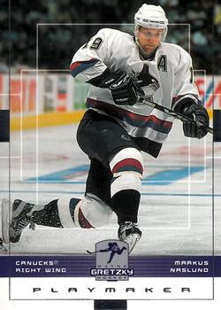 #170 Markus Naslund - Vancouver Canucks - 1999-00 Upper Deck Wayne Gretzky Hockey