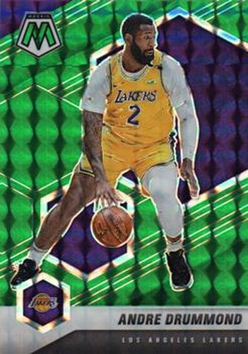 #170 Andre Drummond - Los Angeles Lakers - 2020-21 Panini Mosaic - Mosaic Green Basketball