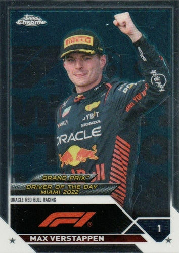 #170 Max Verstappen - Oracle Red Bull Racing - 2023 Topps Chrome Formula 1 Racing
