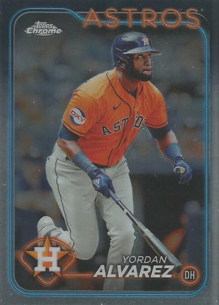 #170 Yordan Alvarez - Houston Astros - 2024 Topps Chrome Baseball