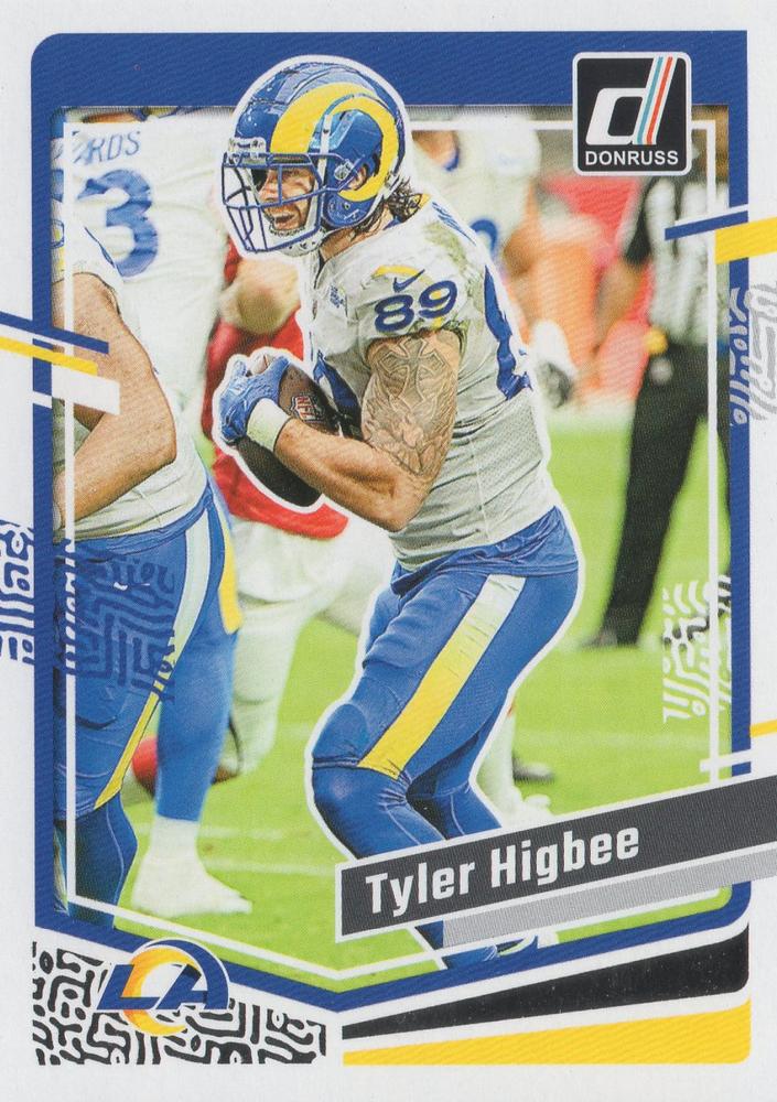 #170 Tyler Higbee - Los Angeles Rams - 2023 Donruss Football