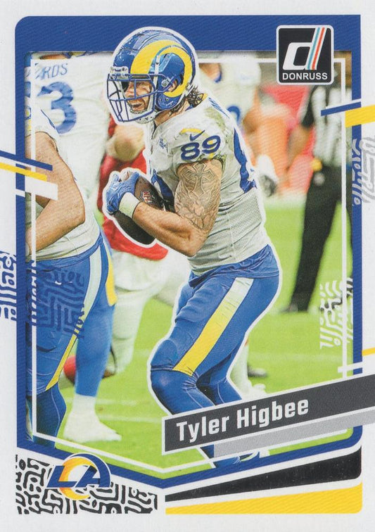 #170 Tyler Higbee - Los Angeles Rams - 2023 Donruss Football