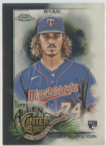 #170 Joe Ryan - Minnesota Twins - 2022 Topps Allen & Ginter Chrome Baseball