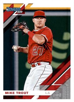#170b Mike Trout - Los Angeles Angels - 2019 Donruss Baseball