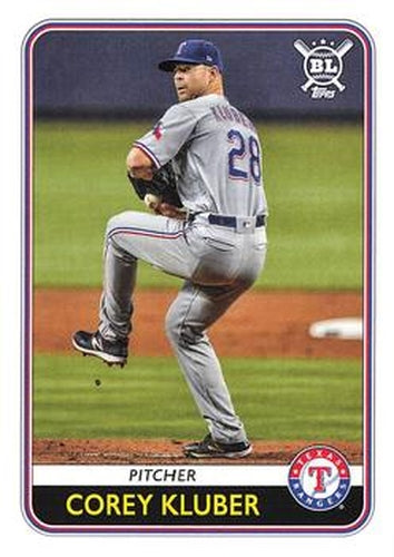 #171 Corey Kluber - Texas Rangers - 2020 Topps Big League Baseball