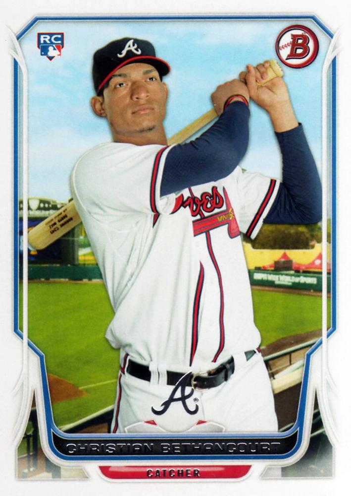 #171 Christian Bethancourt - Atlanta Braves - 2014 Bowman Baseball