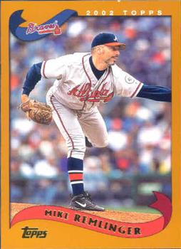 #171 Mike Remlinger - Atlanta Braves - 2002 Topps Baseball