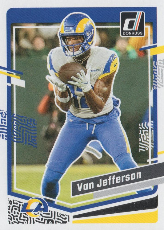 #171 Van Jefferson - Los Angeles Rams - 2023 Donruss Football