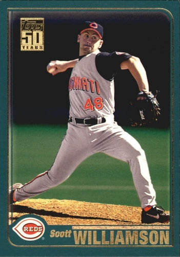 #171 Scott Williamson - Cincinnati Reds - 2001 Topps Baseball
