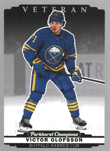 #171 Victor Olofsson - Buffalo Sabres - 2022-23 Parkhurst Champions - Silver Hockey