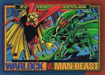 #171 Warlock / Man-Beast - 1993 SkyBox Marvel Universe