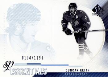 #171 Duncan Keith - Chicago Blackhawks - 2010-11 SP Authentic Hockey