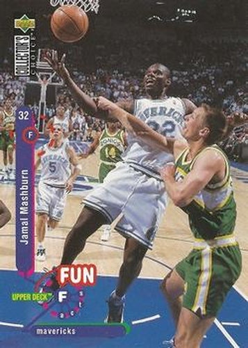 #171 Jamal Mashburn - Dallas Mavericks - 1995-96 Collector's Choice Basketball