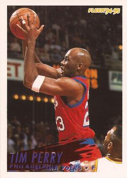 #171 Tim Perry - Philadelphia 76ers - 1994-95 Fleer Basketball
