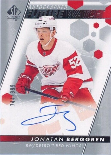 #171 Jonatan Berggren - Detroit Red Wings - 2022-23 SP Authentic Hockey