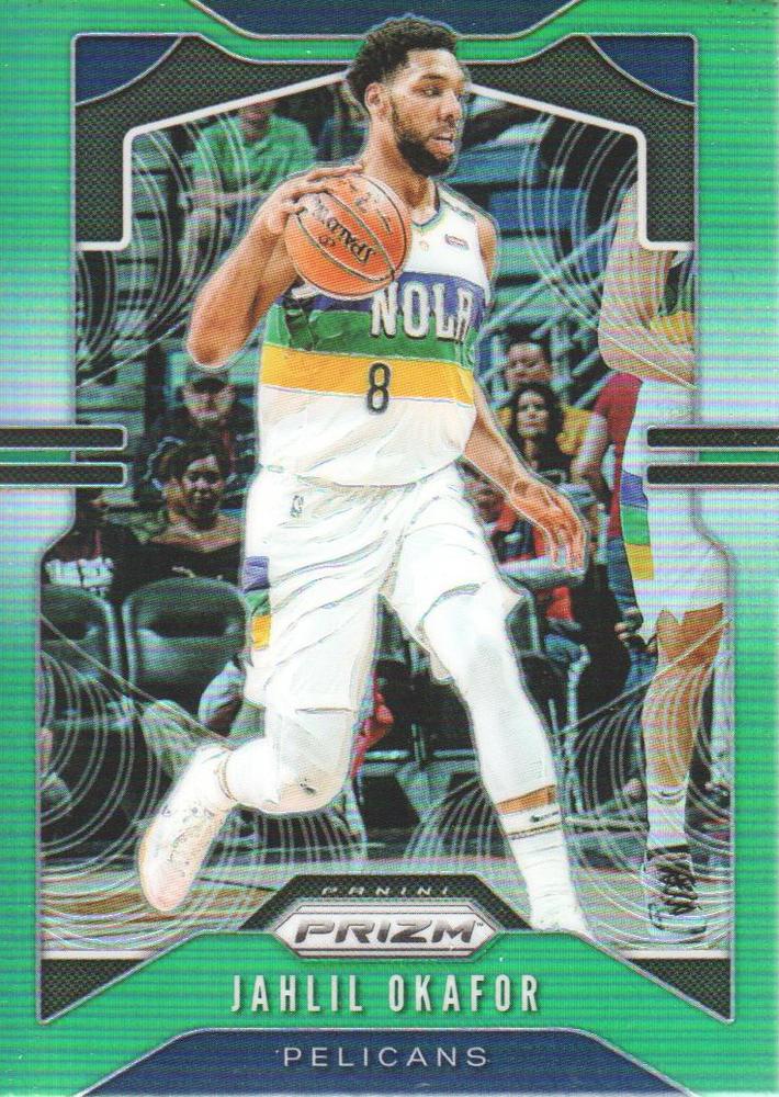 #171 Jahlil Okafor - New Orleans Pelicans - 2019-20 Panini Prizm - Prizms Green Basketball