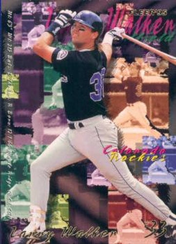 #U-171 Larry Walker - Colorado Rockies - 1995 Fleer Update Baseball