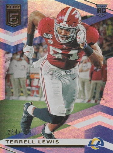 #171 Terrell Lewis - Los Angeles Rams - 2020 Donruss Elite Football