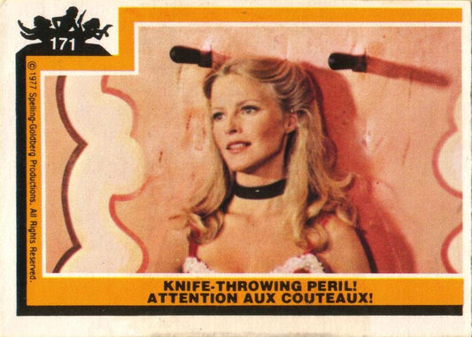 #171 Knife Throwing Peril! - 1977 O-Pee-Chee Charlie's Angels