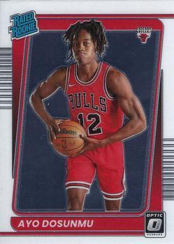 #171 Ayo Dosunmu - Chicago Bulls - 2021-22 Donruss Optic Basketball