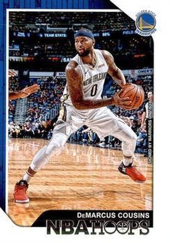 #171 DeMarcus Cousins - Golden State Warriors - 2018-19 Hoops Basketball