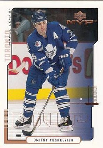 #171 Dimitri Yushkevich - Toronto Maple Leafs - 2000-01 Upper Deck MVP Hockey