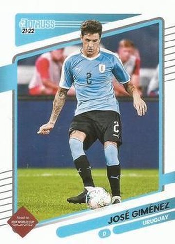 #171 Jose Gimenez - Uruguay - 2021-22 Donruss Road to FIFA World Cup Qatar 2022 Soccer