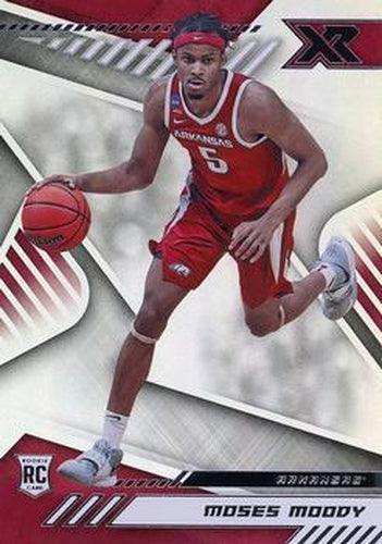 #171 Moses Moody - Arkansas Razorbacks - 2021 Panini Chronicles Draft Picks Basketball