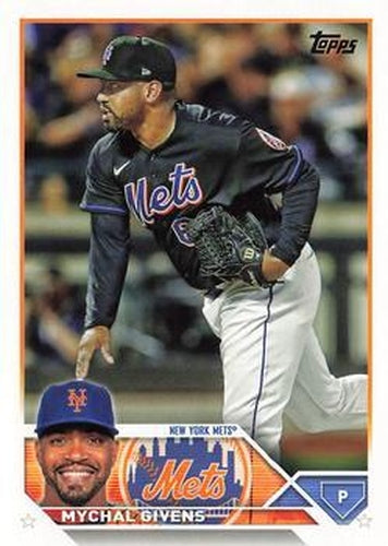 #171 Mychal Givens - New York Mets - 2023 Topps Baseball