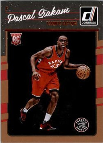 #171 Pascal Siakam - Toronto Raptors - 2016-17 Donruss Basketball