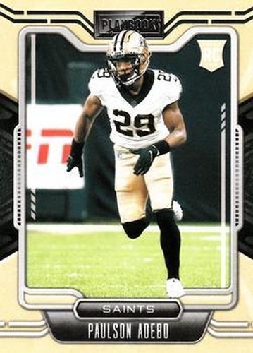 #171 Paulson Adebo - New Orleans Saints - 2021 Panini Playbook Football