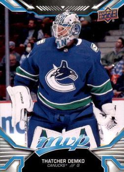 #171 Thatcher Demko - Vancouver Canucks - 2022-23 Upper Deck MVP Hockey