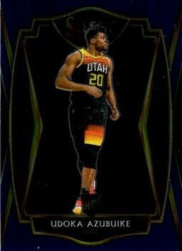 #171 Udoka Azubuike - Utah Jazz - 2020-21 Panini Select - Blue Basketball