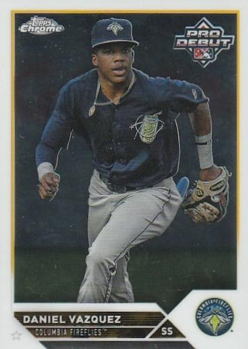 #PDC-171 Daniel Vazquez - Columbia Fireflies - 2023 Topps Pro Debut - Chrome Baseball
