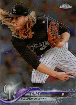 #171 Jon Gray - Colorado Rockies - 2018 Topps Chrome Baseball