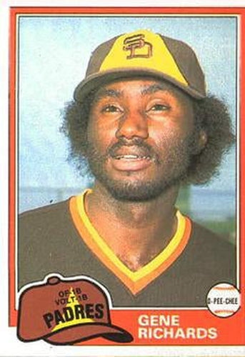 #171 Gene Richards - San Diego Padres - 1981 O-Pee-Chee - Gray Back Baseball