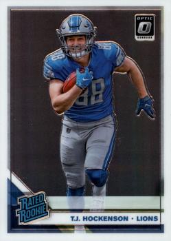 #171 T.J. Hockenson - Detroit Lions - 2019 Donruss Optic Football