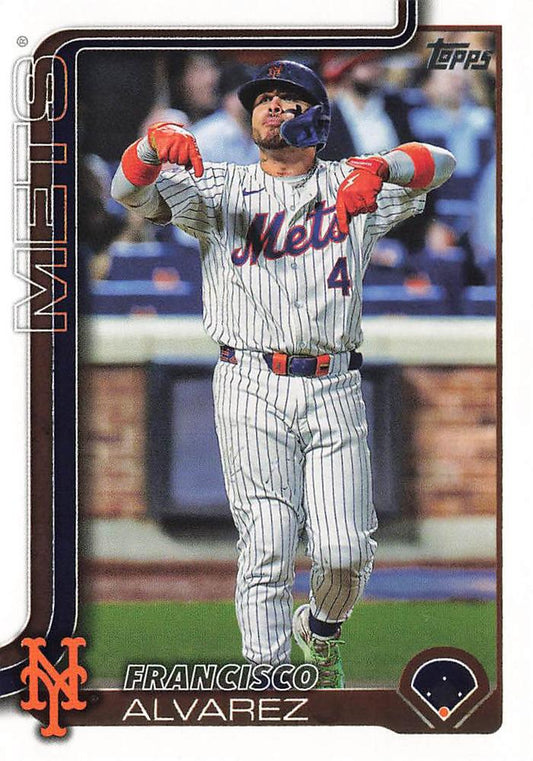 #171 Francisco Alvarez - New York Mets - 2025 Topps Baseball