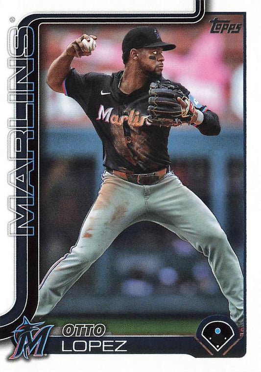 #172 Otto Lopez - Miami Marlins - 2025 Topps Baseball